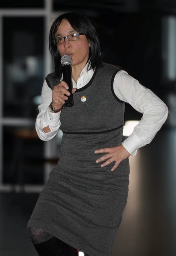L'Avvocato Maria Graziella Serra durante un intervento a un convegno.